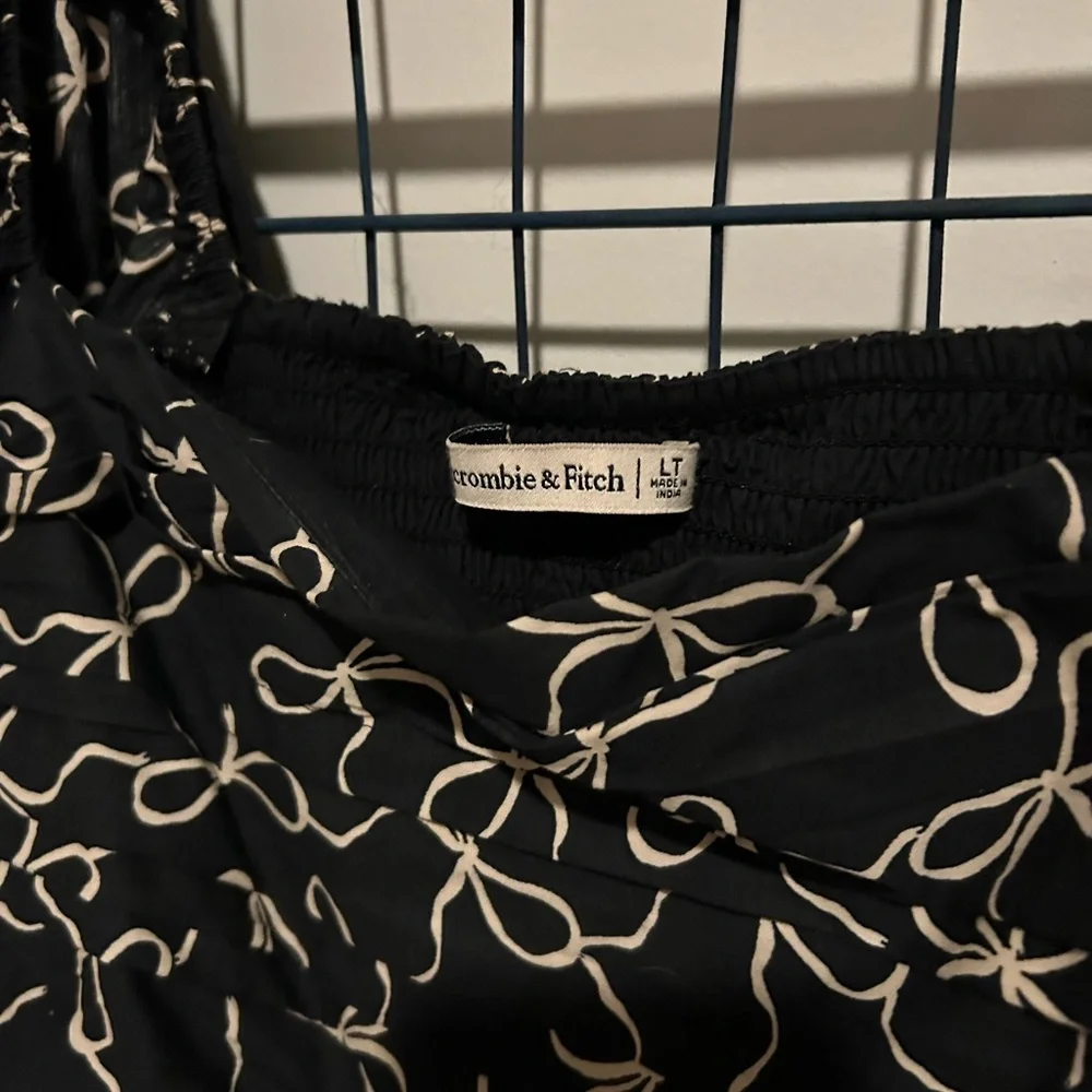 Abercrombie & Fitch Bow Print Emerson Mini Dress - Picture 5 of 6